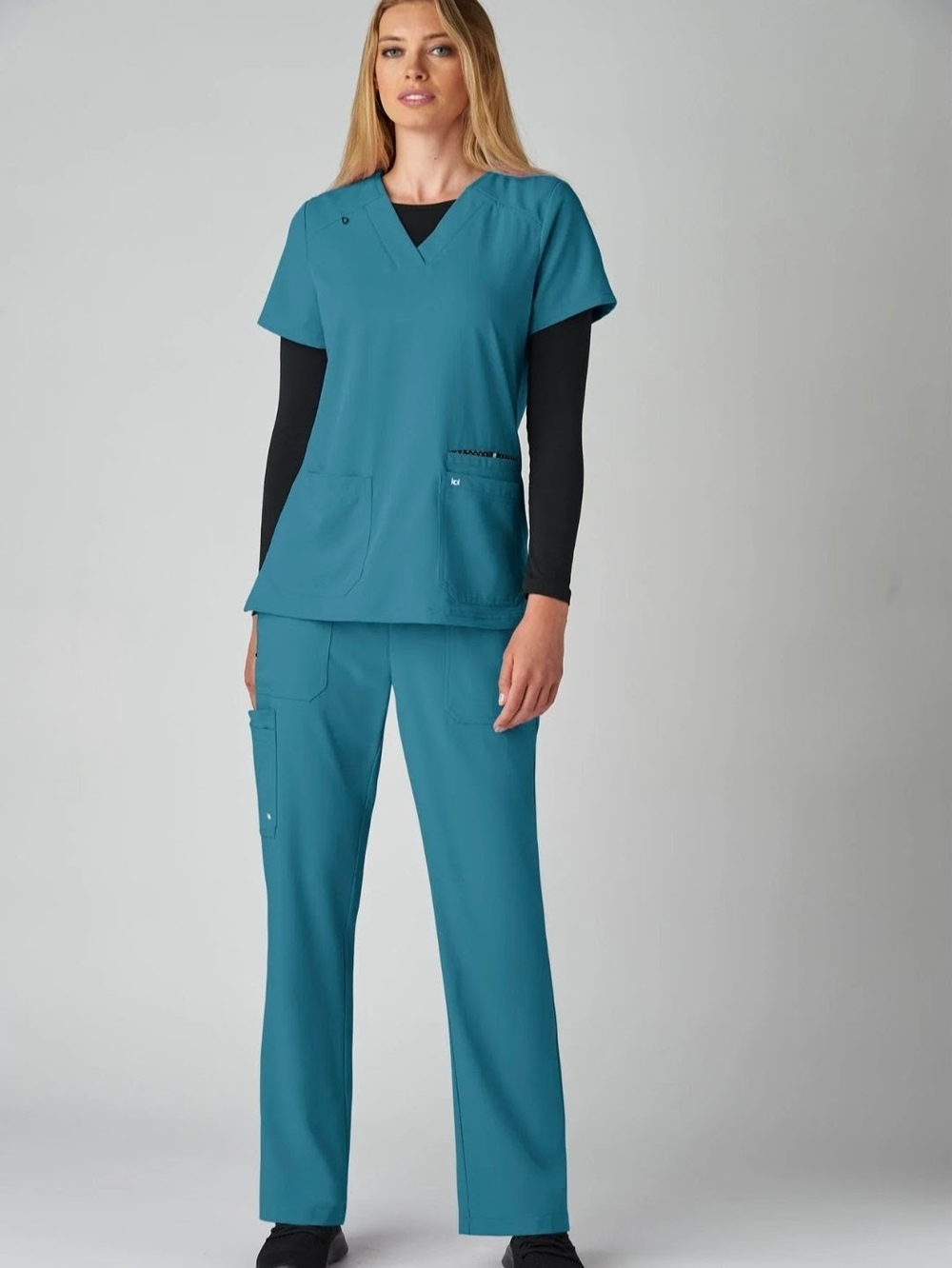 Koi Next Gen Women's Scrub Set-Teal-Size Medium